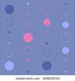 Background with circles, vintage abstract backdrop, subtle grunge texture, minimalist pattern, festive decoration, graphic design, vector illustration
