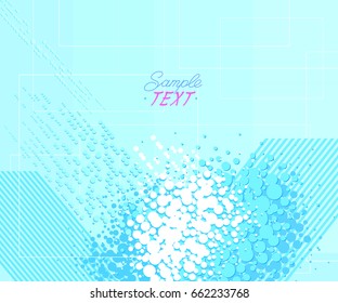 Background circles.Vector illustration.  Space for text.Blue , white. 