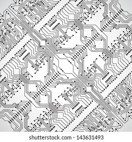 Background with circuit board texture. EPS10 vector