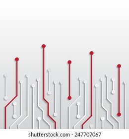 Background with circuit board texture. EPS10 vector