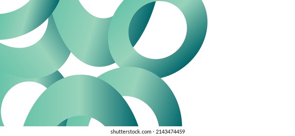 Background with circular circle shapes and other geometric shapes for a website cover. Vector illustration for wallpaper banner design or landing page in trendy colors.