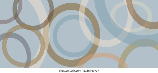 Background with circular circle shapes and other geometric shapes for a website cover. Vector illustration for wallpaper banner design or landing page in trendy colors.