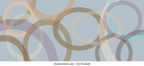 Background with circular circle shapes and other geometric shapes for a website cover. Vector illustration for wallpaper banner design or landing page in trendy colors.
