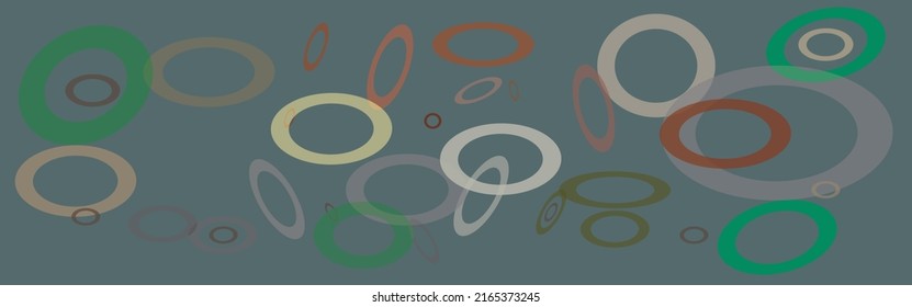 Background with circular circle shapes and other geometric shapes for a website cover. Vector illustration for wallpaper banner design or landing page in trendy colors.