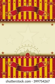Circo de fondo. Un bello afiche de circo con una textura para tu entretenimiento