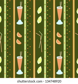 Background with citrus and juice