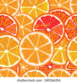 Background of citrus. Seamless.