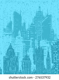 Background City Buildings