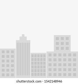 Background with a city in gray shades