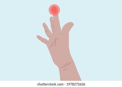 Background of Close up Finger peel