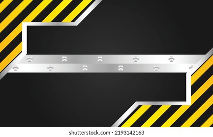 background close gate metal strip with police line modern template design 