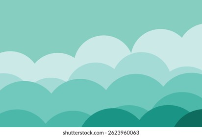 background clouds vector simple design