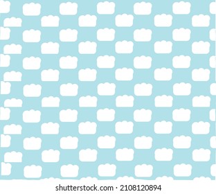 background with clouds in white and blue, beautiful background in vector
