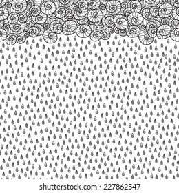 Background of clouds.Cover design. The design of the web pages