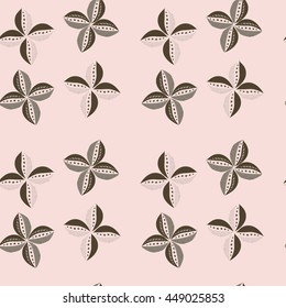 background with a clover in vintage style