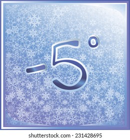 Background cold weather