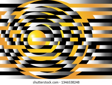 background of collapsed yellow and white balls