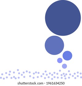 the background of the collection of blue balls
