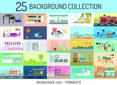 Background Collection Set, for Business, Video Marketing, and for background scene motion graphic