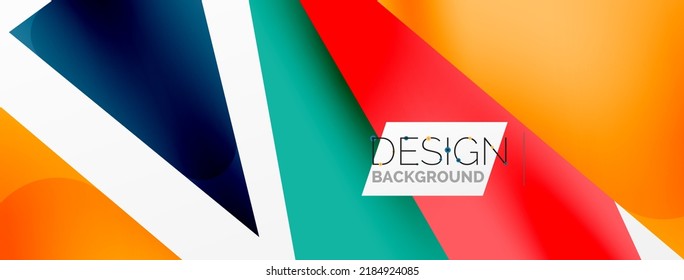 Background color abstract overlapping lines. Minimal composition vector illustration for wallpaper banner background or landing page