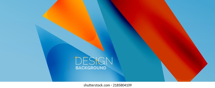 Background color abstract overlapping lines. Minimal composition vector illustration for wallpaper banner background or landing page