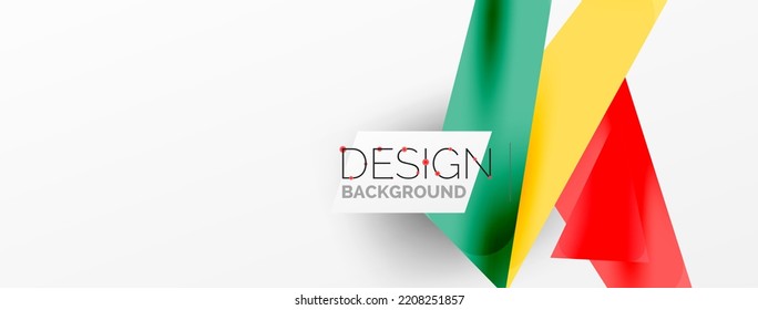 Background color abstract overlapping lines. Minimal composition vector illustration for wallpaper banner background or landing page