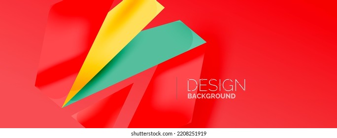 Background color abstract overlapping lines. Minimal composition vector illustration for wallpaper banner background or landing page