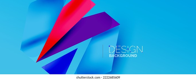 Background color abstract overlapping lines. Minimal composition vector illustration for wallpaper banner background or landing page