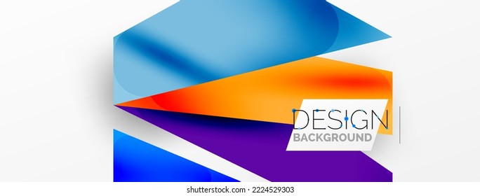 Background color abstract overlapping lines. Minimal composition vector illustration for wallpaper banner background or landing page