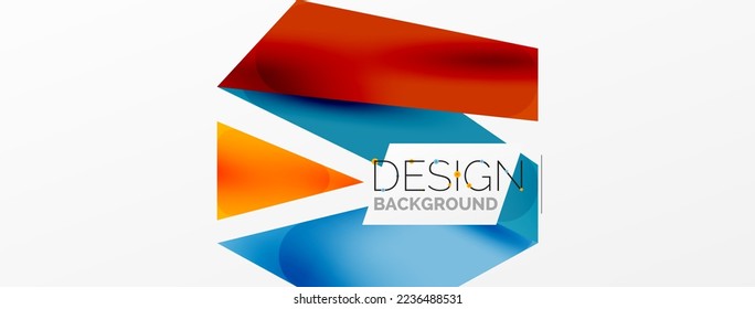 Background color abstract overlapping lines. Minimal composition vector illustration for wallpaper banner background or landing page