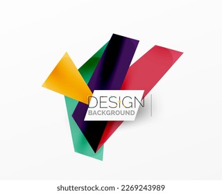 Background color abstract overlapping lines. Minimal composition vector illustration for wallpaper banner background or landing page