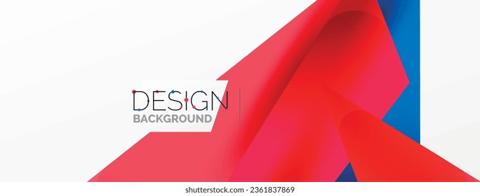 Background color abstract overlapping lines. Minimal composition vector illustration for wallpaper banner background or landing page