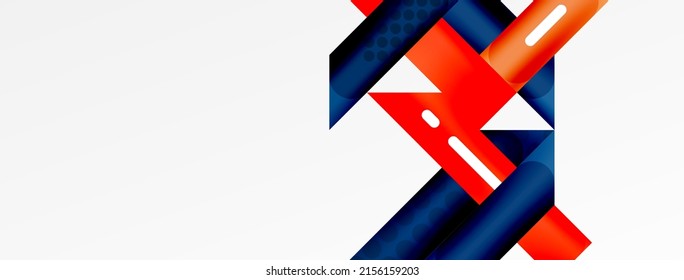 Background color abstract overlapping stripes. Minimal composition vector illustration for wallpaper banner background or landing page