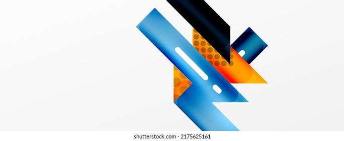 Background color abstract overlapping stripes. Minimal composition vector illustration for wallpaper banner background or landing page