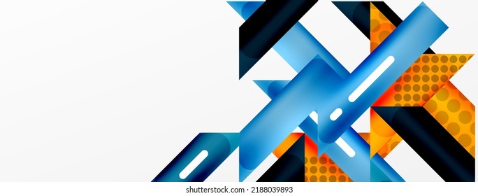 Background color abstract overlapping stripes. Minimal composition vector illustration for wallpaper banner background or landing page