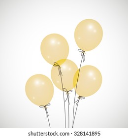 background with color balloons