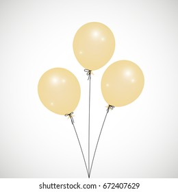 Background with color balloons