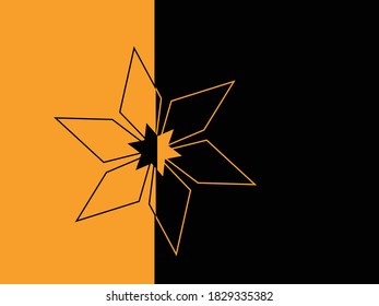 background color black and yellow.vector illustration