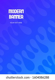Background color  blue gradient pattern. Geometric doodle drawn by hand, cool simple trends, minimal  background design.