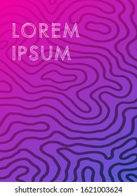 Background color   blue and purple  gradient pattern. Geometric doodle drawn by hand, cool simple trends, minimal  background design.