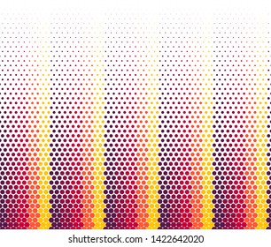 Background of color circles of different sizes on a white field. Vector abstract illustration for design of stylish and business products. Flat design. Geometric gradient pattern. Geometric mosaic 