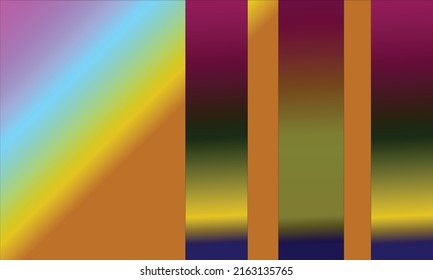background color combination of pink, light blue, yellow, orange, purple, dark green and maroon