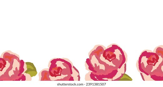 Background with color exotic leaves, flowers. Nature concept design. Modern floral compositions with summer branches in trendy flat simple style. Vector illustration for poster, banner, greeting card.