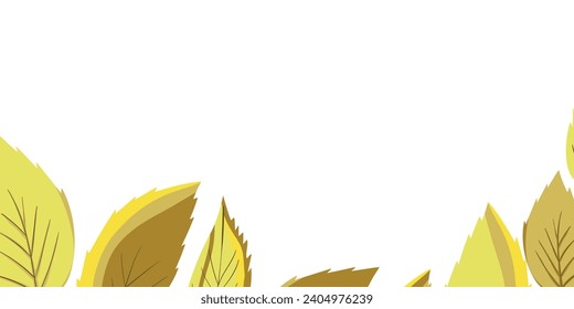Background with color exotic leaves, flowers. Nature concept design. Modern floral compositions with summer branches in trendy flat simple style. Vector illustration for poster, banner, greeting card.