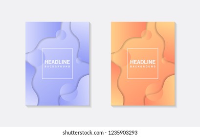 Background color fluid abstract vector