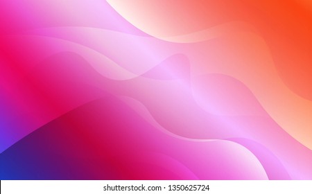 Background With Color Gradient Geometric Shape. For Business Presentation Wallpaper, Flyer, Cover. Vector Illustration with Color Gradient