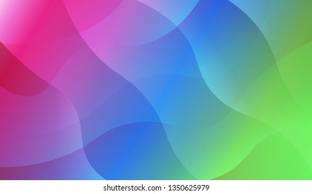 Background With Color Gradient Geometric Shape. For Business Presentation Wallpaper, Flyer, Cover. Vector Illustration with Color Gradient