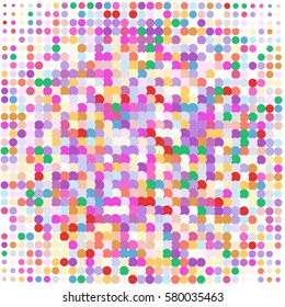 Background color halftone image