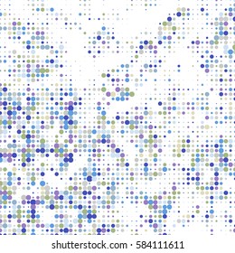 Background color halftone image