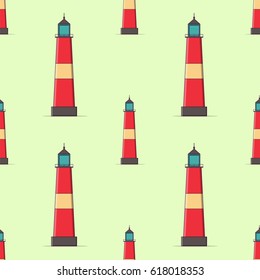 Background. Color background of lighthouses.